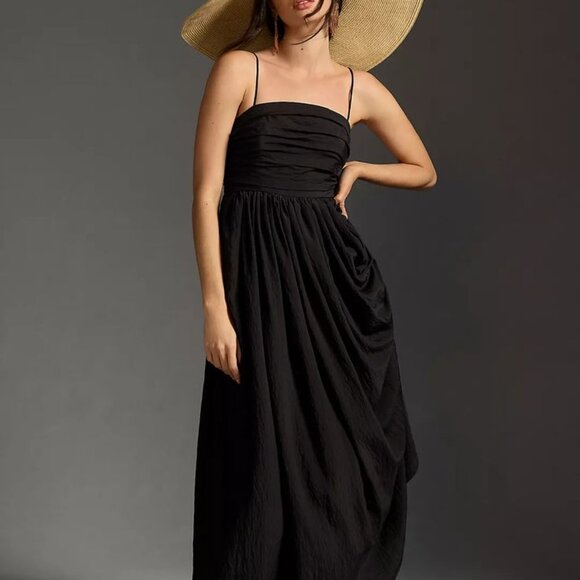 black strapless silk dress Beauty Strapless Satin Dress